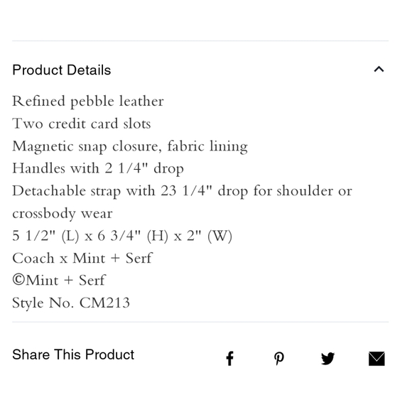 NWT COACH X MINT and SERF NORTH SOUTH Satchel Tote - Picture 6 of 6